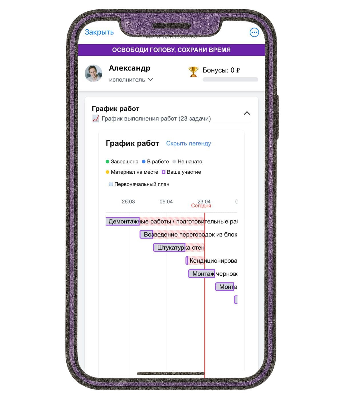 Telegram Bot интерфейс